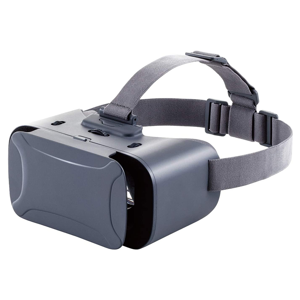 [해외] 엘레컴 VR 고글 안경 폭 조절 가능 그레이 VRG-X02PGE