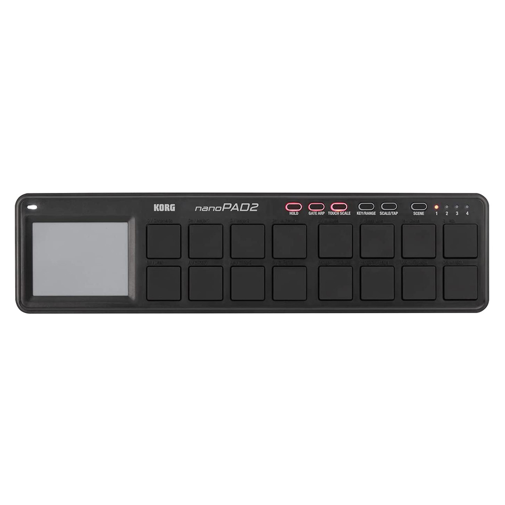 [해외] KORG USB MIDI 콘트롤러 NANOPAD2 BK 블랙 클래식 벨로시티 호환
