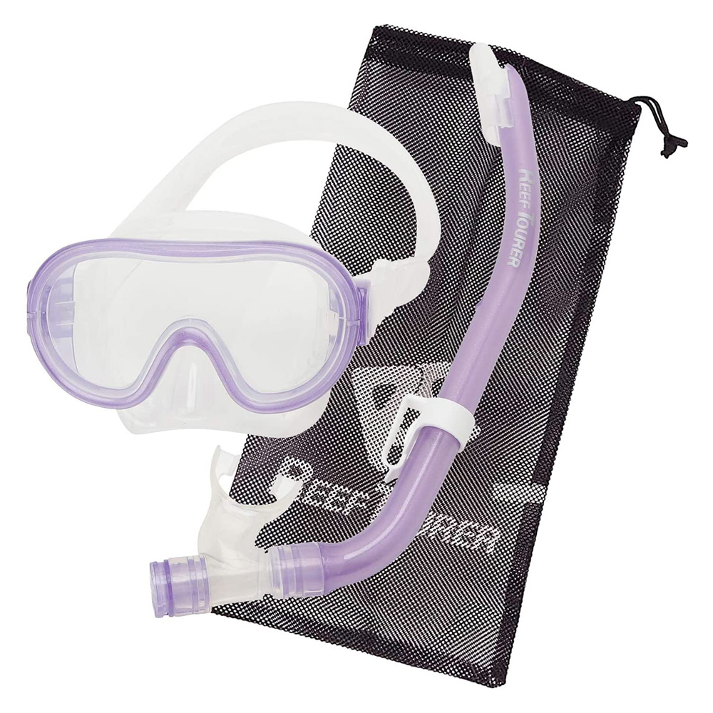 [해외] REEF TOURER(리프 투어러) 물놀이 안경 스노쿨링 마스크 퍼플 퀸 RC0203