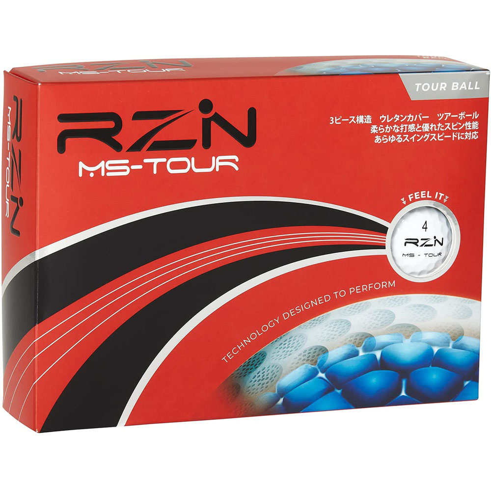 [해외] RZN Golf 골프공 3피스 MS-TOUR 1다스 (12개들이)