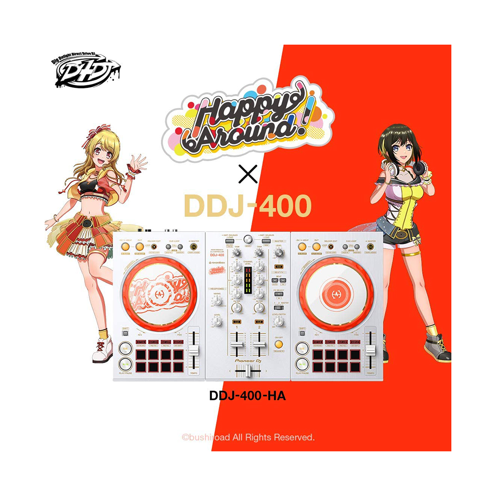 [해외] Pioneer DJ 컨트롤러 DDJ-400-HA (D4DJ 협업 모델)