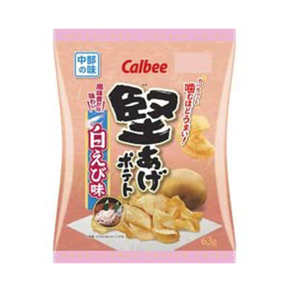 [해외] 칼비 딱딱한 감자 흰새우 맛 63g 12봉지