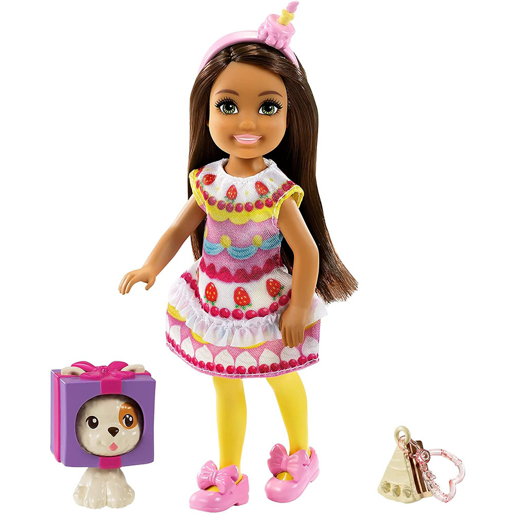 [해외] 바비 (Barbie) 첼시 헨신 패션 생일 케이크 GRP71 핑크