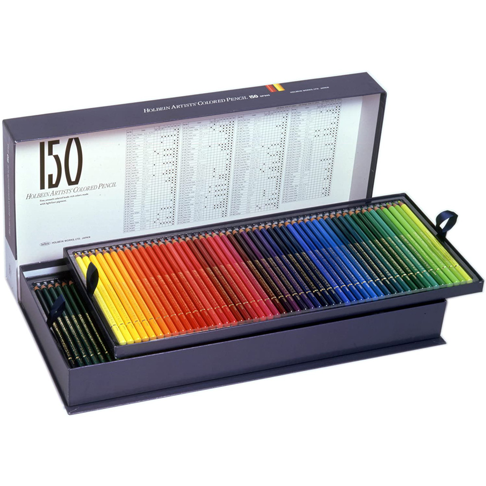 [해외] 홀베인 색연필 150색 세트 종이상자 OP945