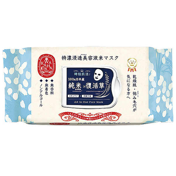 [해외] 와카하다 침투미용액 쌀 마스크팩 32매입