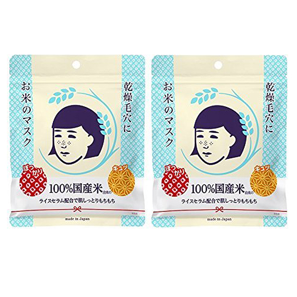 [해외] 모공 패랭이꽃 쌀 마스크 10매입 X 2개