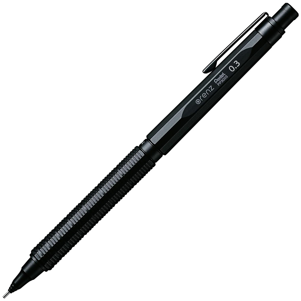 [해외] 펜텔 샤프 펜 오렌즈 네로 0.3mm PP3003-A 블랙