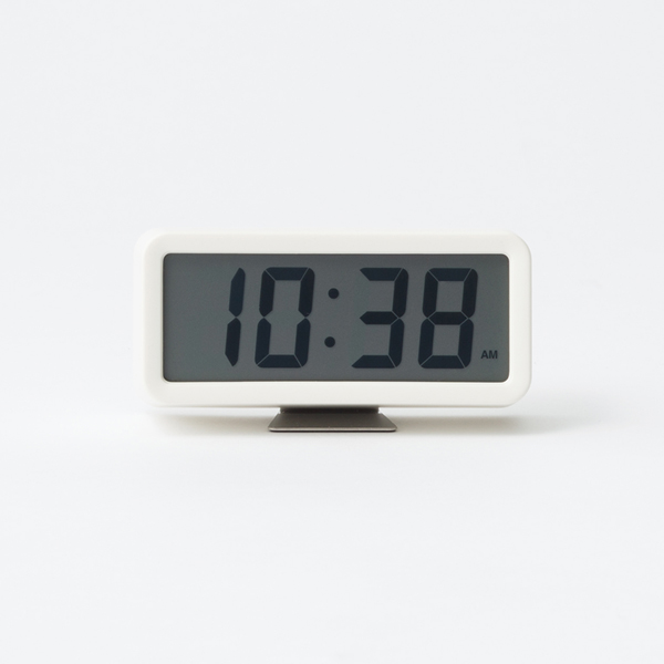 [해외] 무인양품 디지털 탁상 시계 소 화이트 15832019