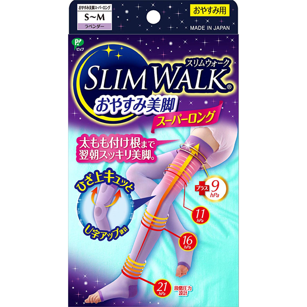 [해외] Slimwalk 슬림워크 롱 압박스타킹 롱 수면스타킹