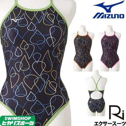 [해외] 미즈노 MIZUNO 연습용 여성수영복 미디엄컷 N2MA9268