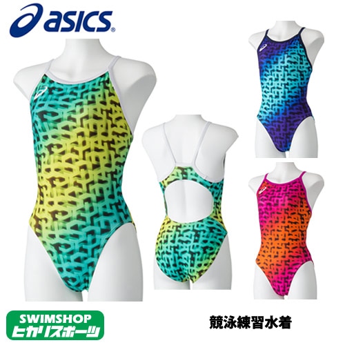 [해외] ASICS 연습용 여성수영복  레귤러 2162A041 