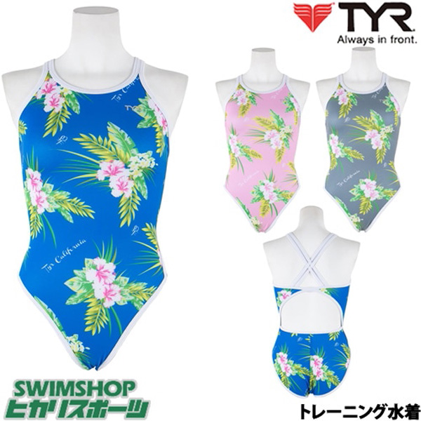 [해외] TYR 여성 수영복 더블 스트랩  플렉스 백 FALHA-19S 