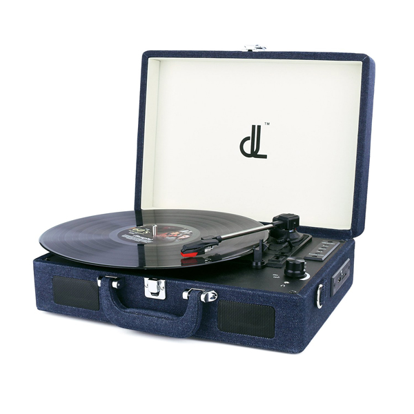[해외] D & L SOUL 레코드 플레이어 휴대용 턴테이블