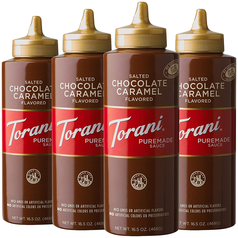 [해외] 트라니 소금 초콜릿 카라멜 소스 468G