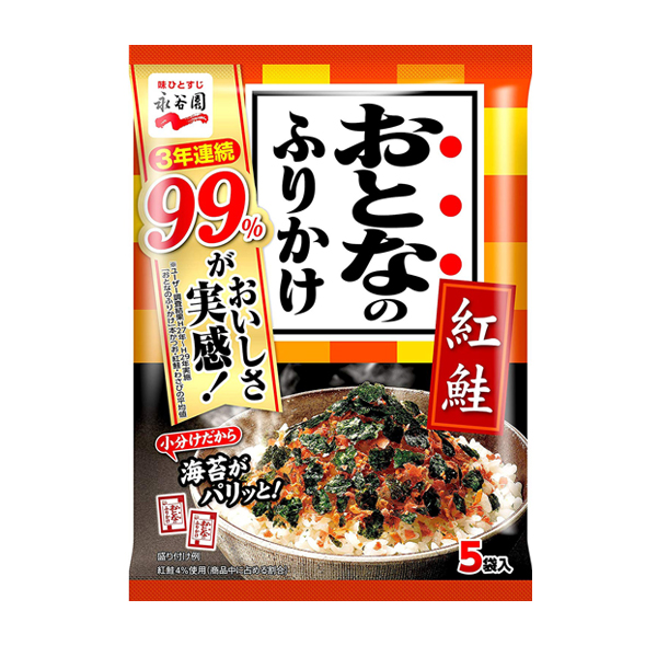 [해외] 오토나노 후리카케 연어맛 5봉지입 10개세트