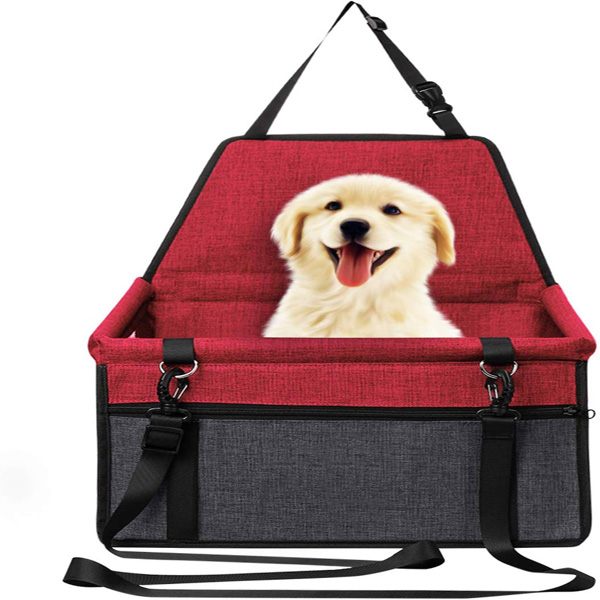 [해외] MERISNY 애완동물 드라이브 박스 자동차용 애완 동물 시트 접이식 조립 간단 방수 세탁 가능 