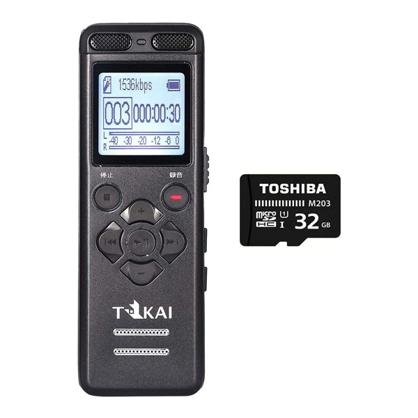 [해외] TOKAI 보이스 레코더 32GB TIC-V36