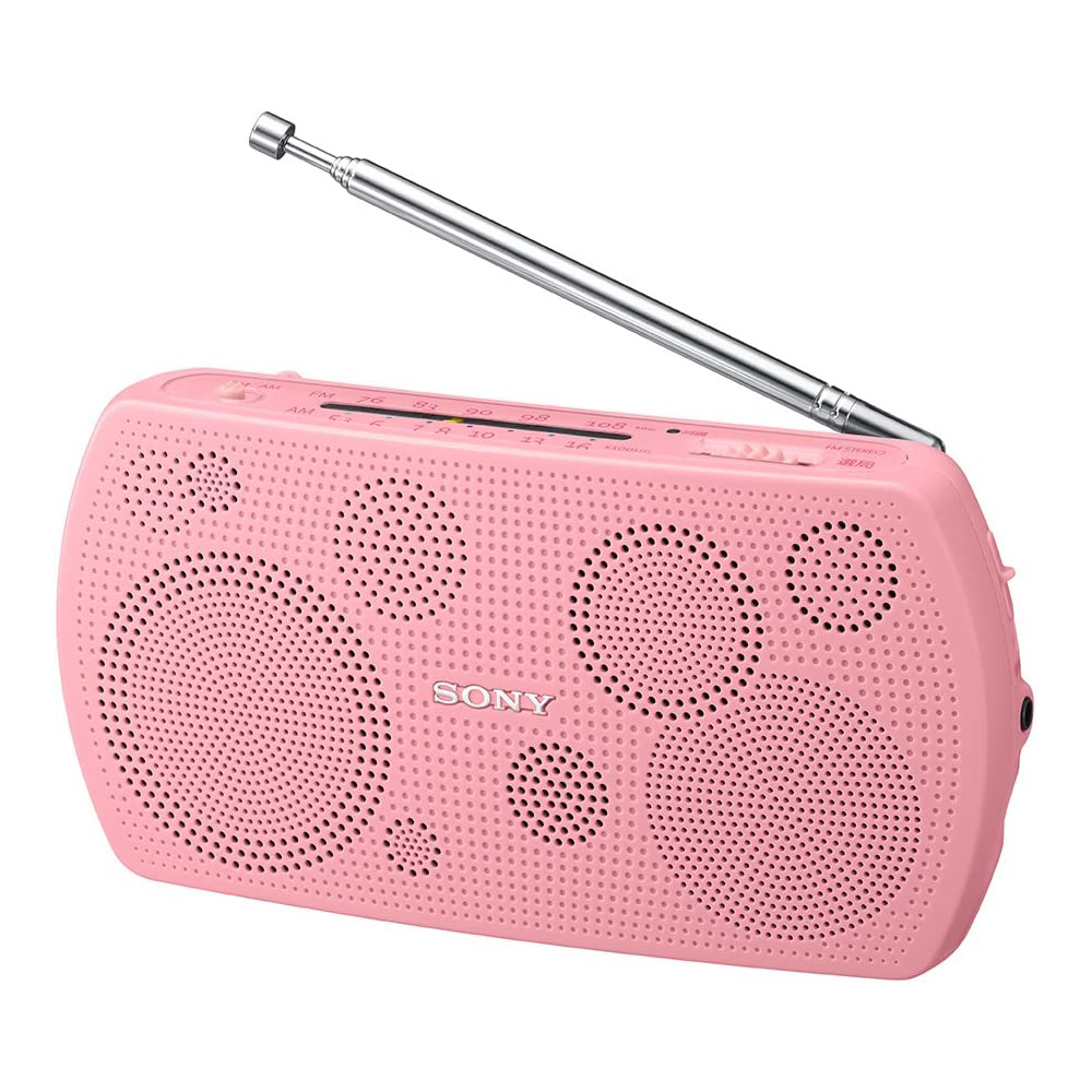 [해외] 소니 포터블 라디오 SRF-19 핑크