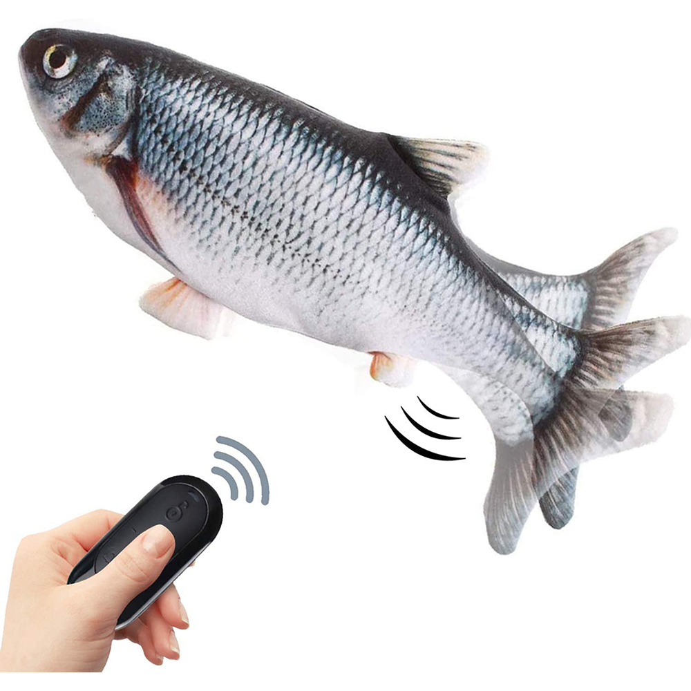 [해외] 고양이 장난감 전동 물고기 인기용품 USB충전식 무선
