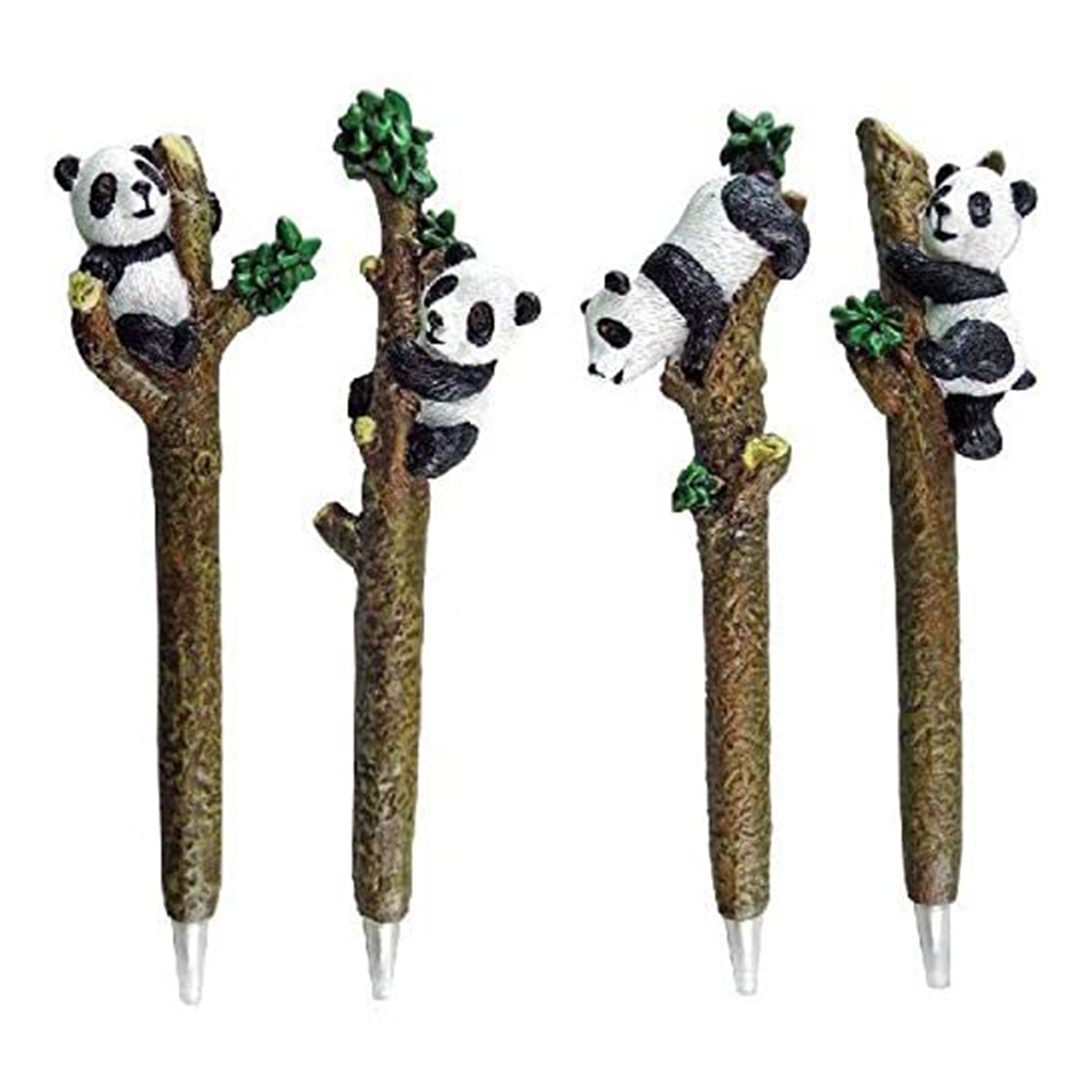 [해외] 팬더 볼펜 팬더 놀이 나무타입 펜