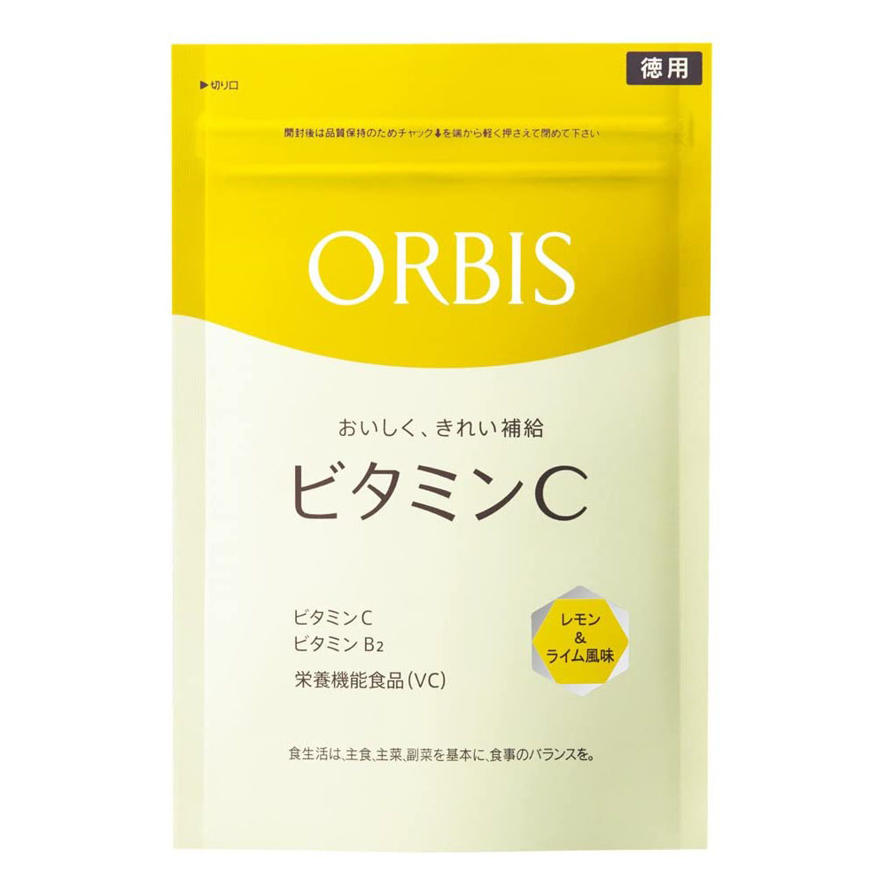 [해외] 오르비스 (ORBIS) 비타민 C 레몬 &amp; 라임맛 덕용 75-150일분 정제 타입