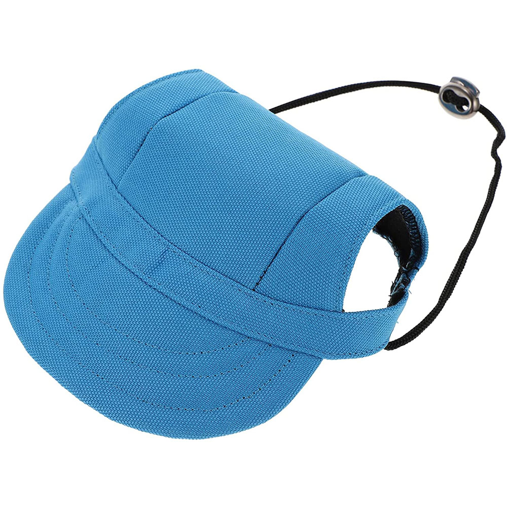 [해외] [팝팝] 클래식 컬러 반려견 모자 자외선 보호 블루 L