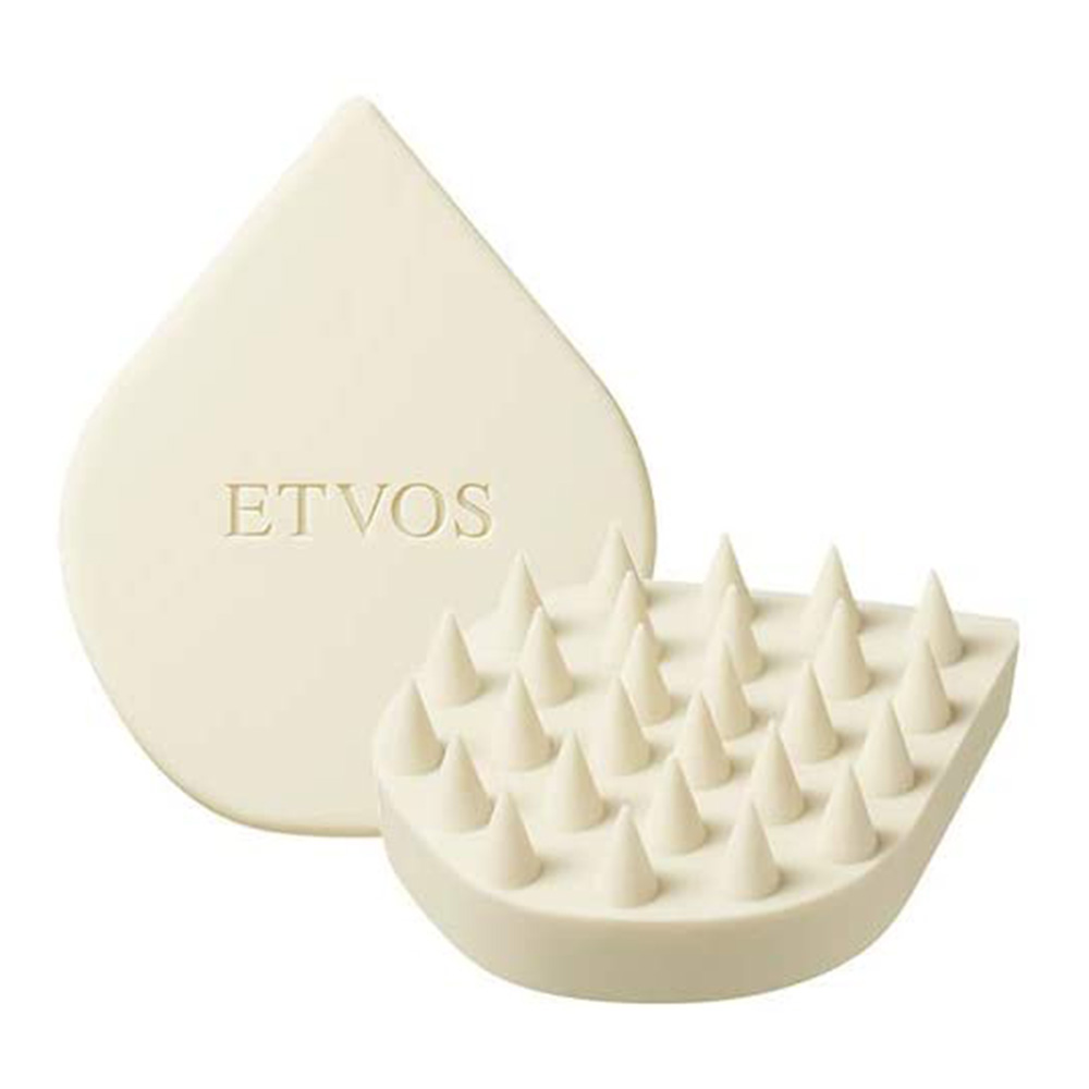 [해외] ETVOS 에토보스 릴래싱 마사지 브러쉬, 샴푸 브러시 라이트 베이지