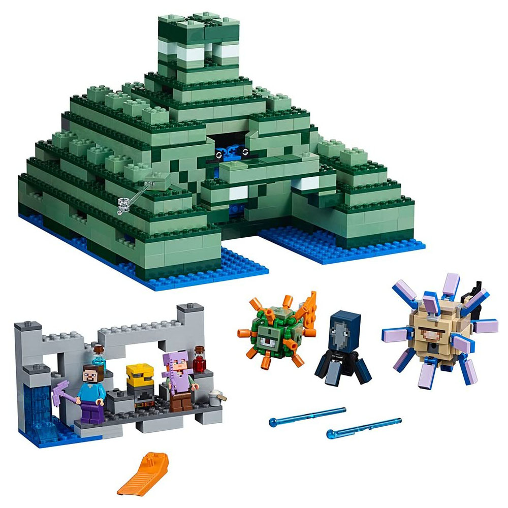 [해외] (레고) LEGO 마인 크래프트 더 오션 기념물 21136 조립 키트 1122 피스