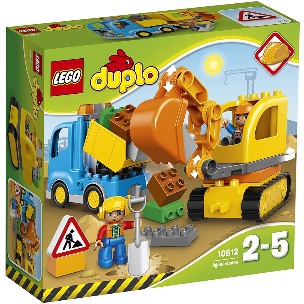 [해외] 레고(LEGO) 듀프로의 거리 트럭과 굴착기 10812