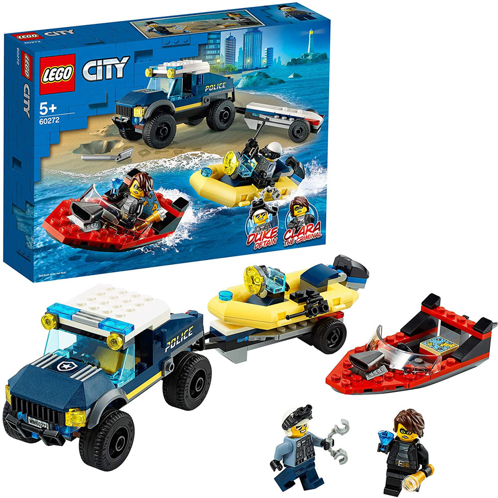 [해외] 레고 (LEGO) 시티 엘리트 경찰 보트의 호송 60272
