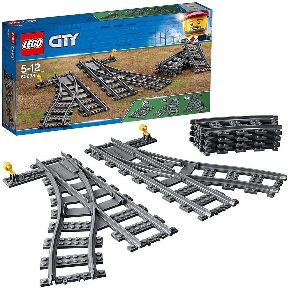 [해외] 레고 (LEGO) 시티 교차있는 레일 세트 60238 장난감 기차