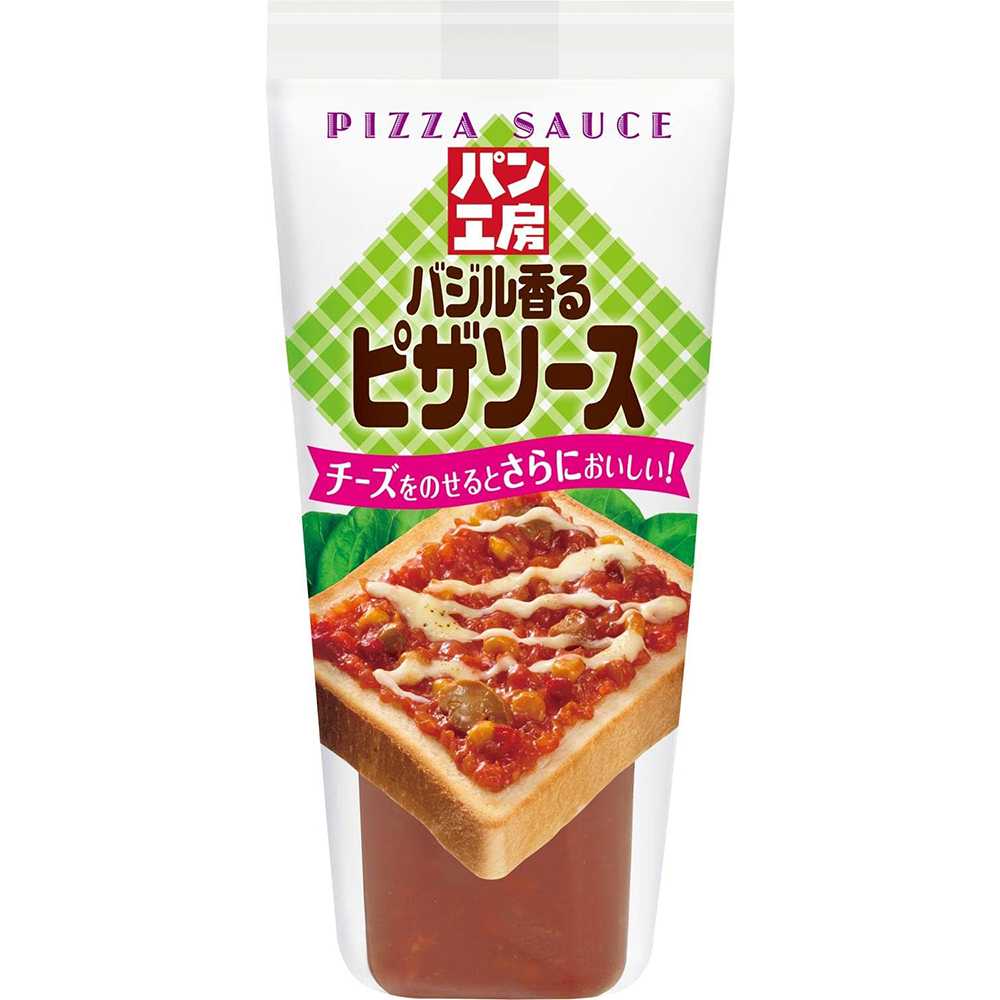 [해외] 큐피 빵공방 바질향 피자 소스 150g 4개