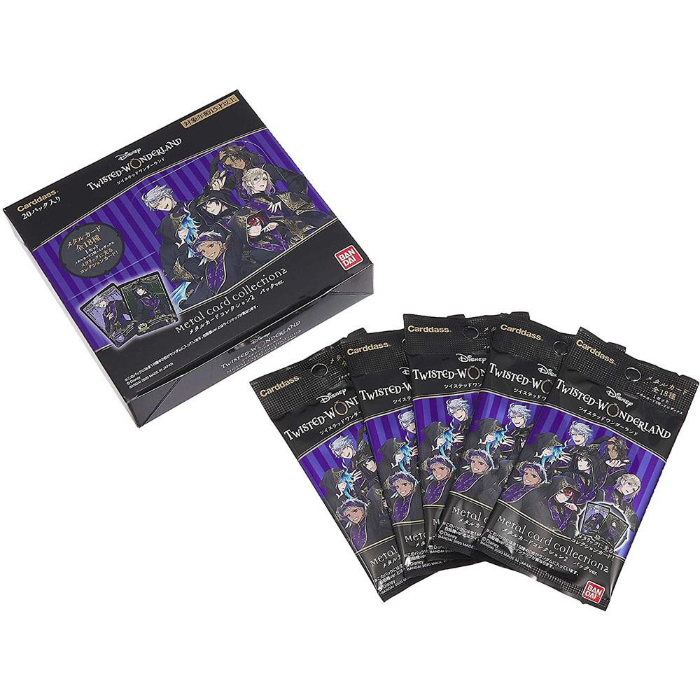 [해외] 디즈니 트위스트 원더 랜드 메탈 카드 컬렉션 2팩 Ver. (BOX) 단품