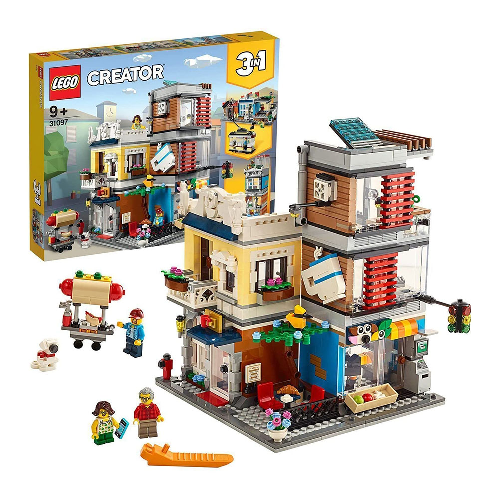 [해외] 레고 (LEGO) 타운하우스 애완동물 샵과 카페 31097