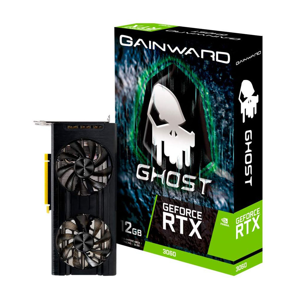 [해외] GAINWARD GeForce RTX3060 GHOST 12G GDDR6 그래픽 보드 NE63060019K9-190AU-G VD7555
