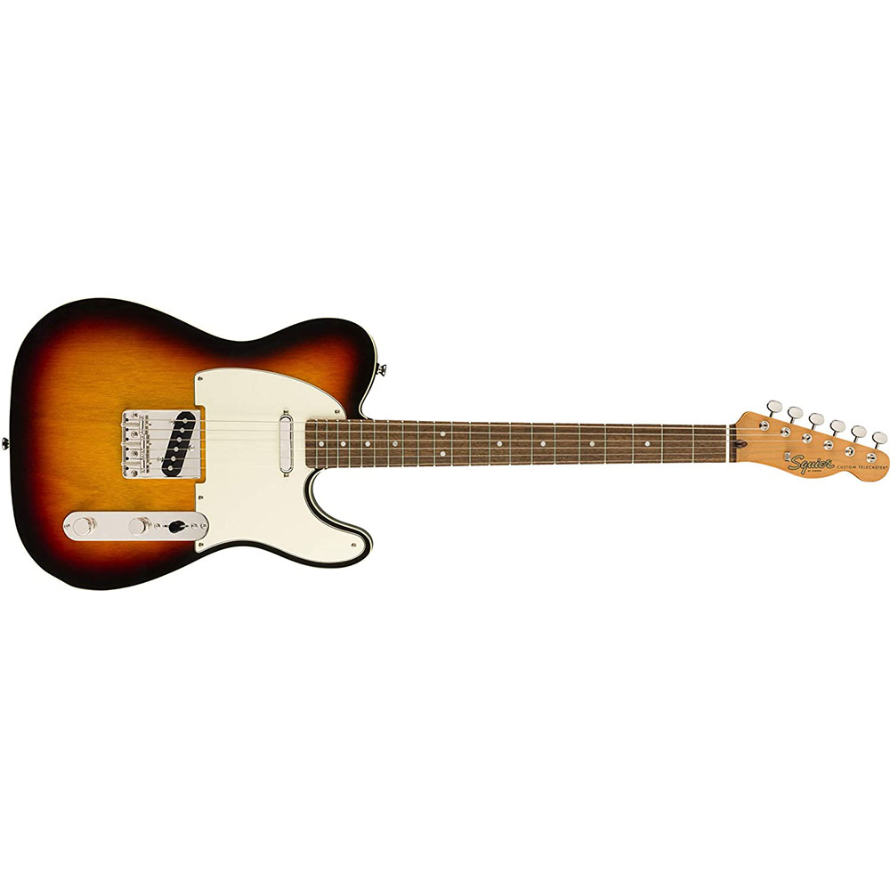 [해외] Squier by Fender 일렉트릭 기타 Classic Vibe 60s Custom Telecaster®, 3-Tone Sunburst