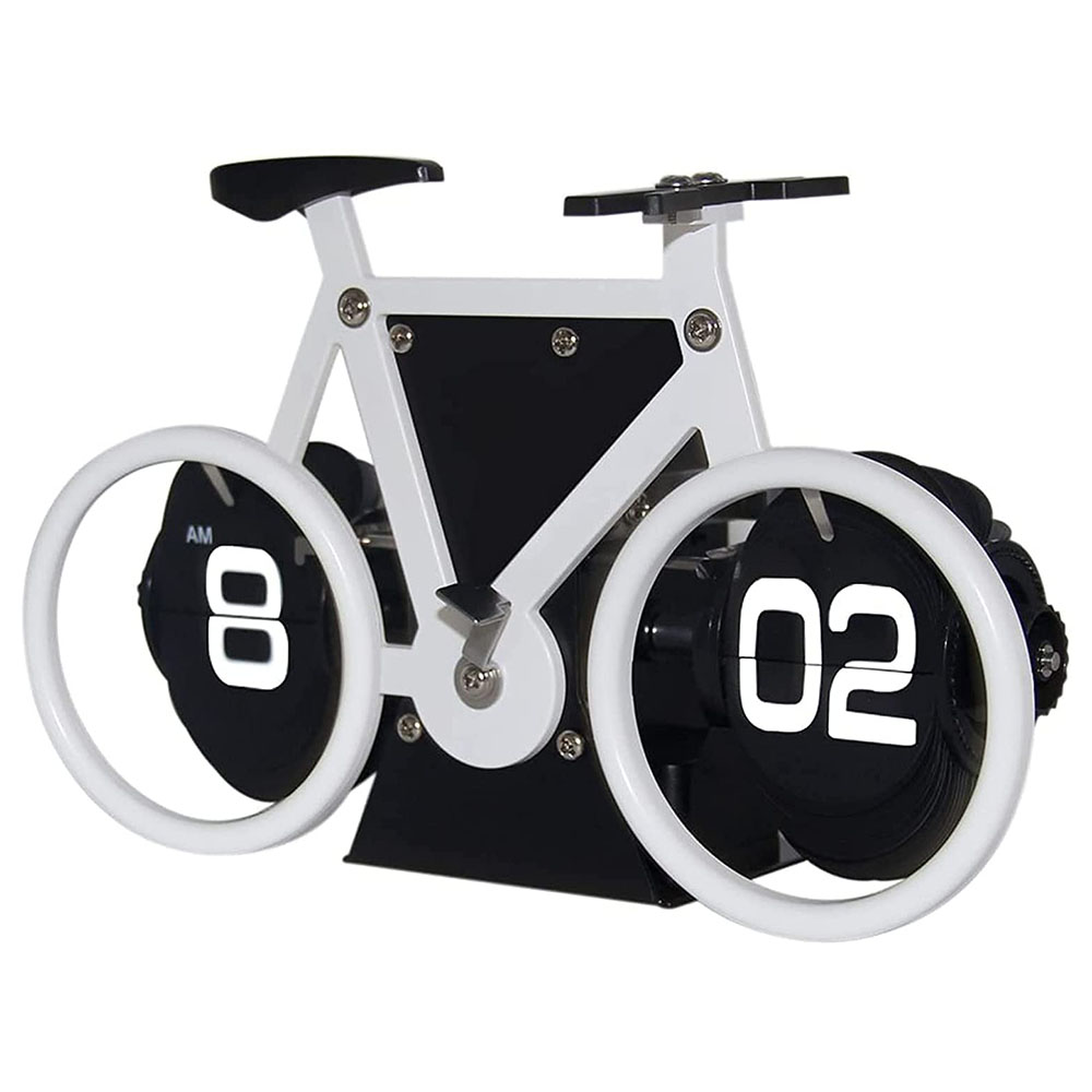[해외] DQYUI 자전거 모양의 복고풍 플립 다운 시계