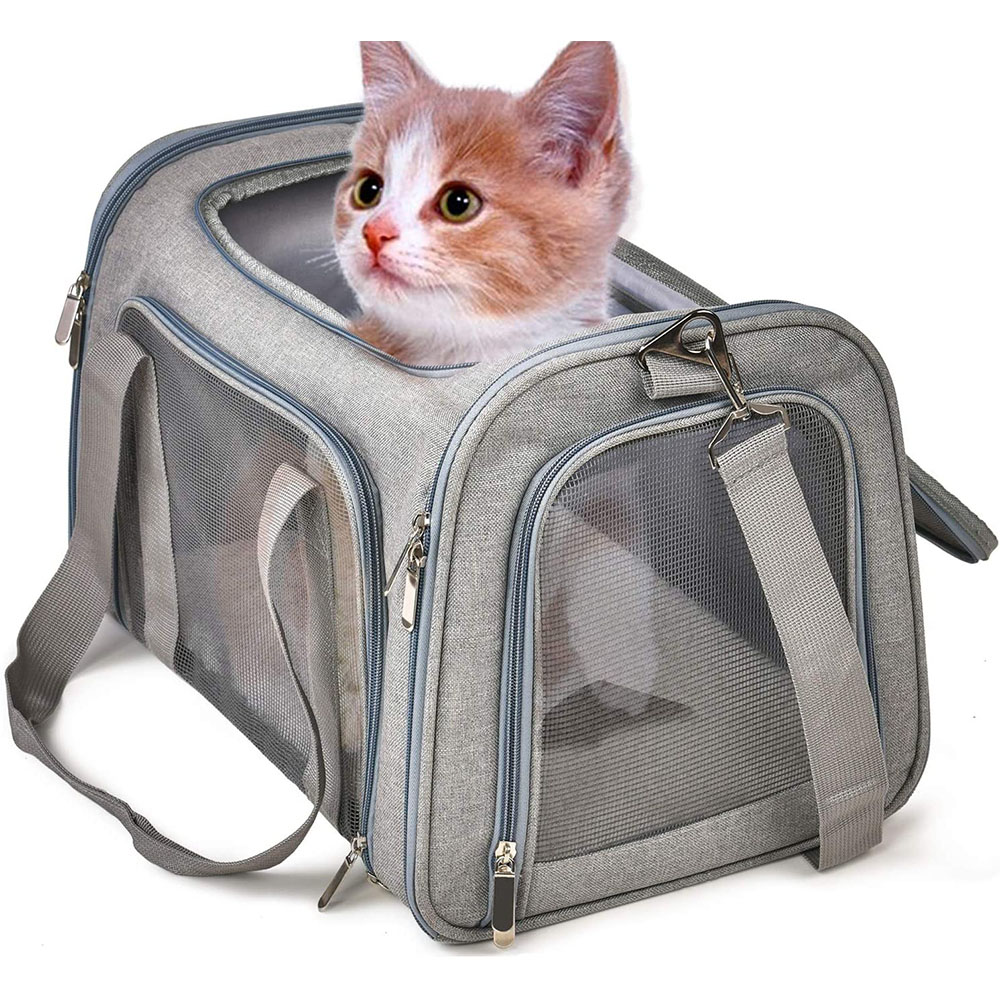 [해외] TrutDot 애완동물 캐리 가방 안전한 개 고양이 통기성