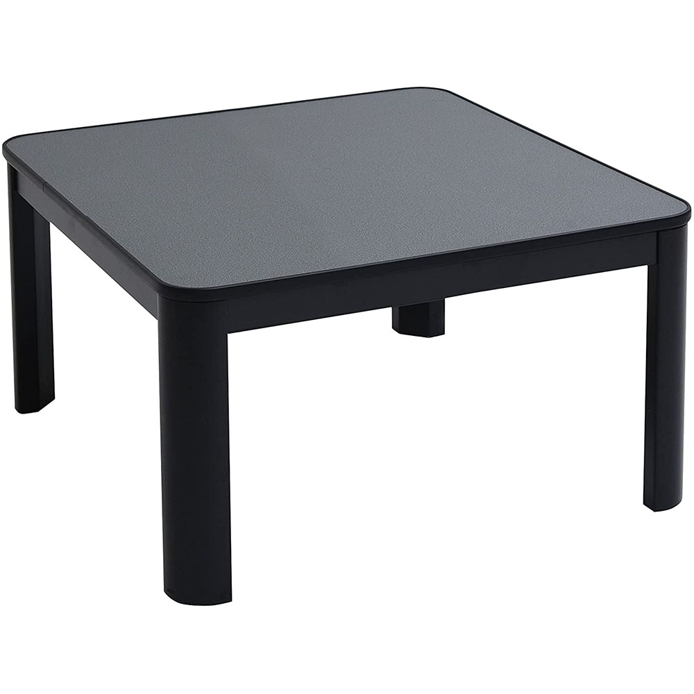 [해외] [야마젠] 캐주얼 코타츠 테이블 60cm 혼자 생활용 정사각형 천면 리버시블 블랙 ESK-607