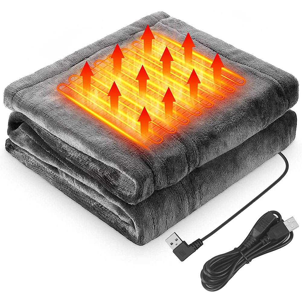 [해외] USB 전기 담요 블랑켓 에어리어 150 x 80 온도조절