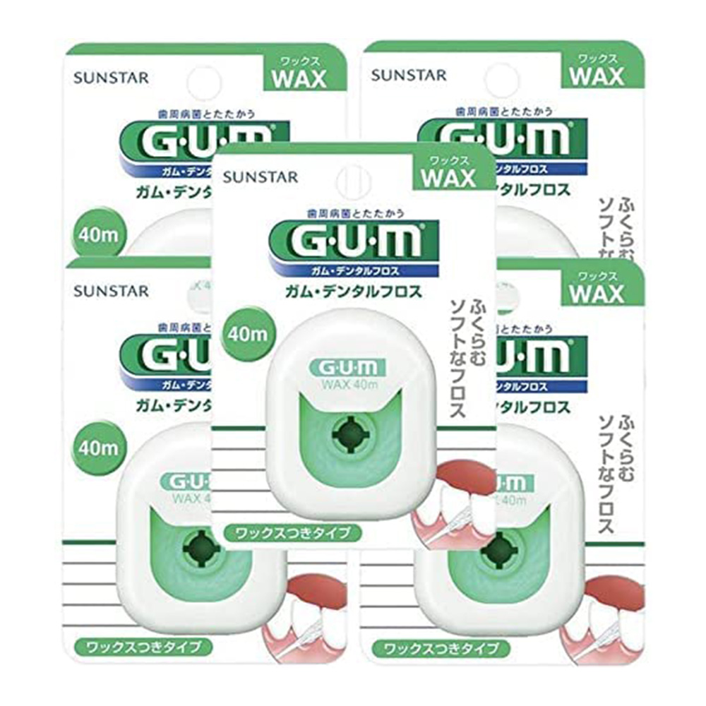 [해외] 선스타 GUM 치실 40m 5세트