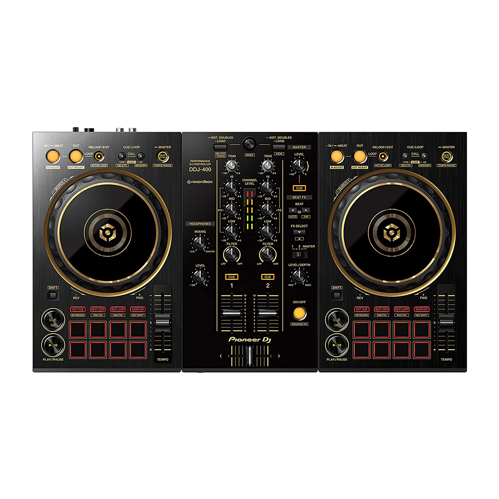 [해외] Pioneer DJ 퍼포먼스 DJ 컨트롤러 DDJ-400-N 골드