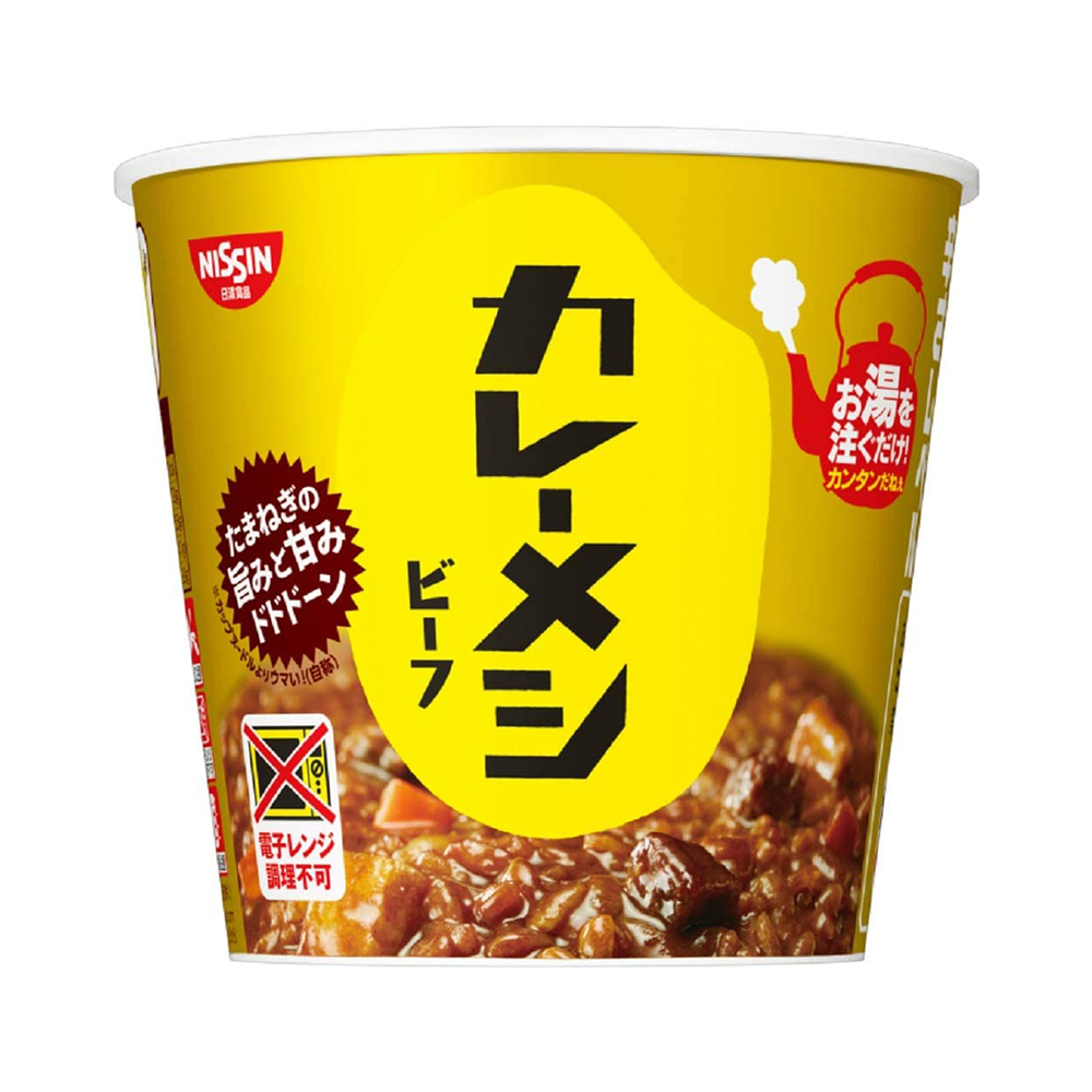 [해외] 닛신 식품 카레 메시 쇠고기 컵밥 107g x 6개