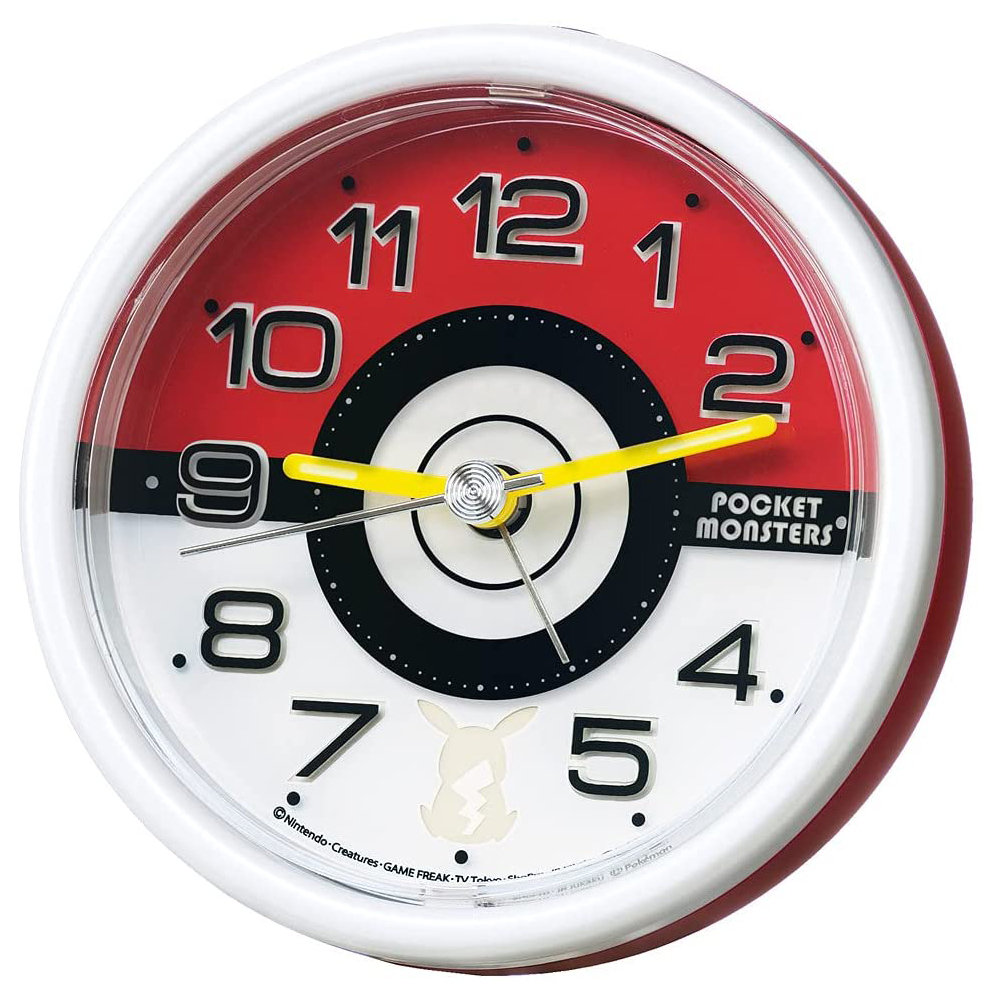[해외] 세이코 알람 시계 포켓 몬스터 레드 메탈릭 CQ424R