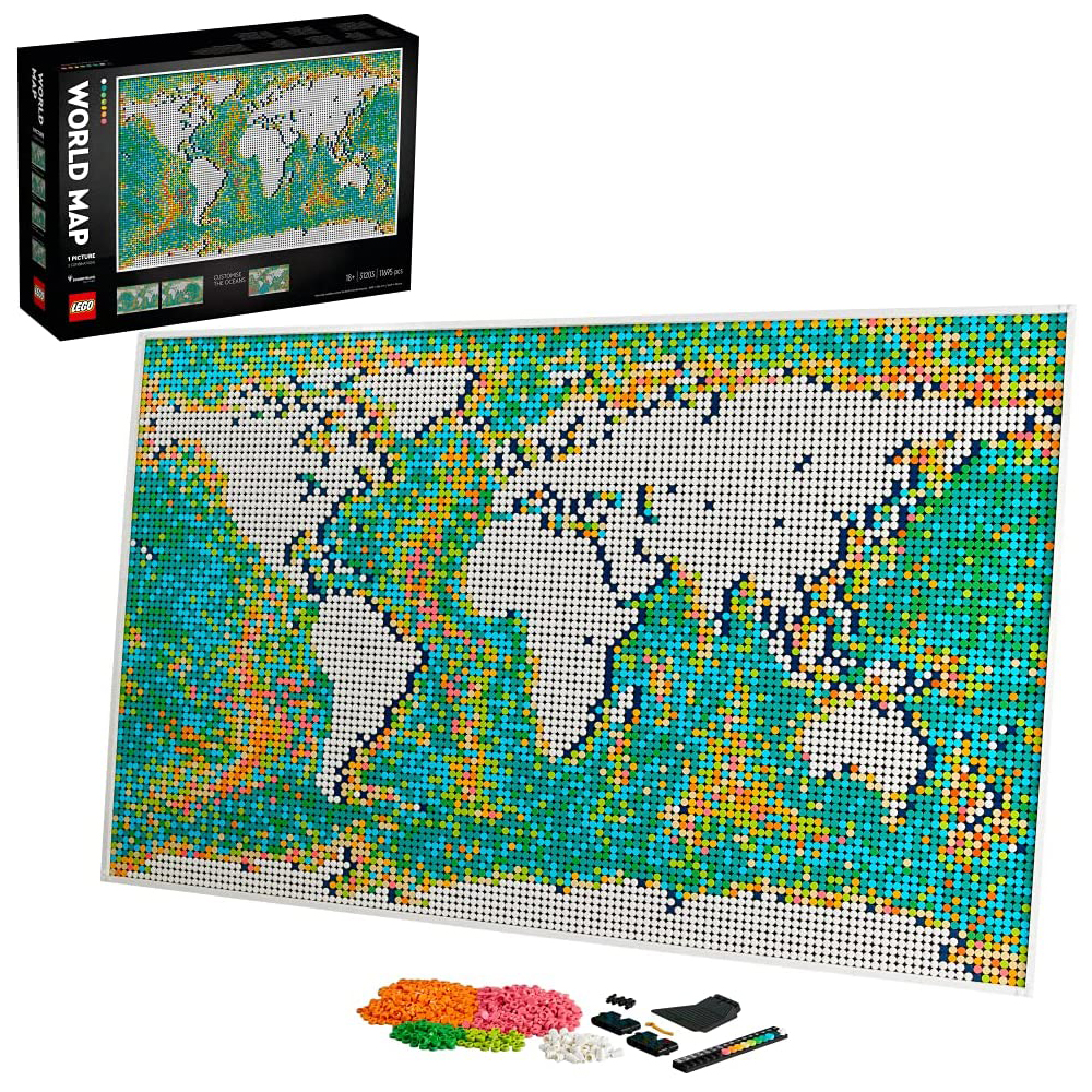[해외] 레고(LEGO) 아트 세계 지도 31203