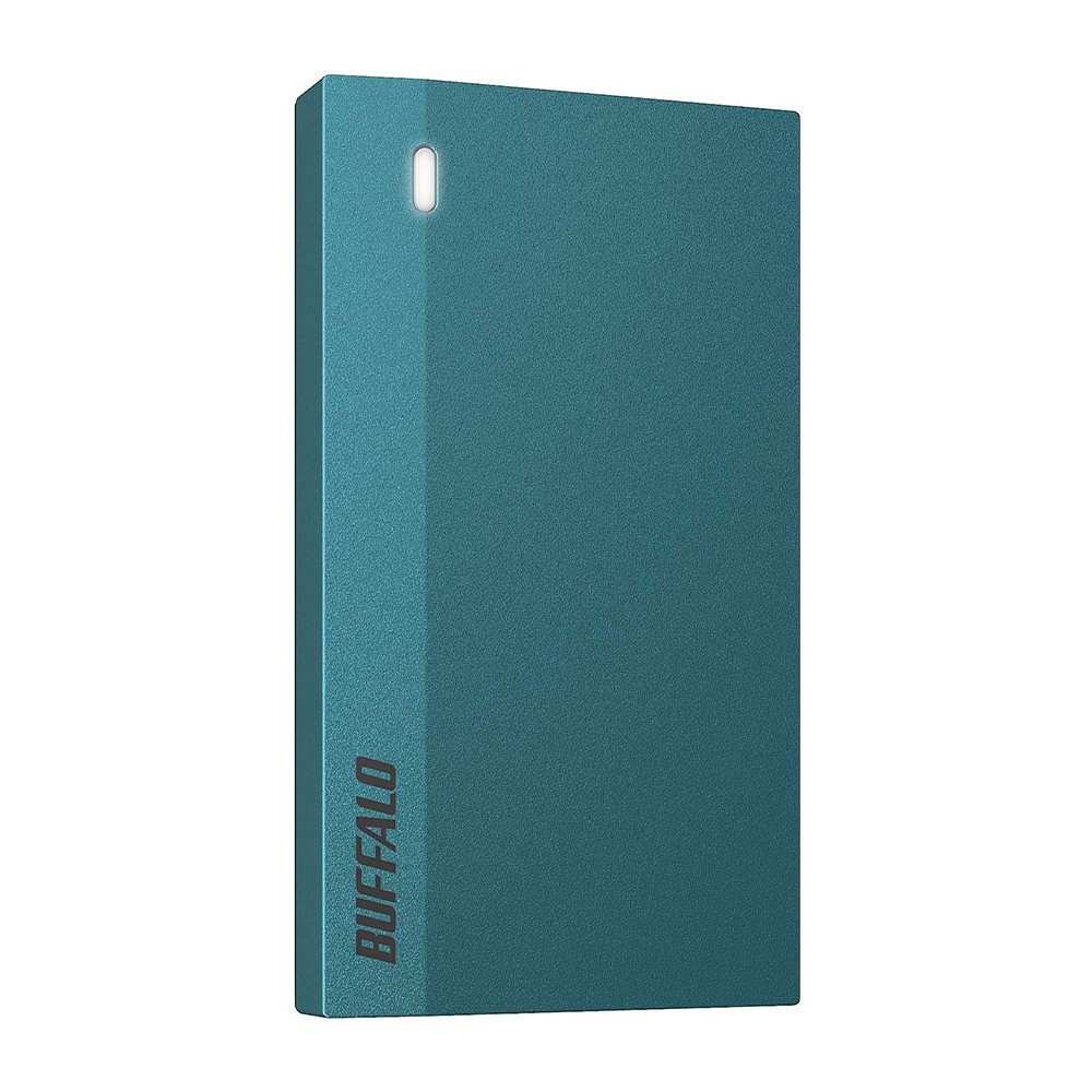 [해외] 버팔로 SSD 외장 250GB 모스 블루 SSD-PSM250U3-B/N