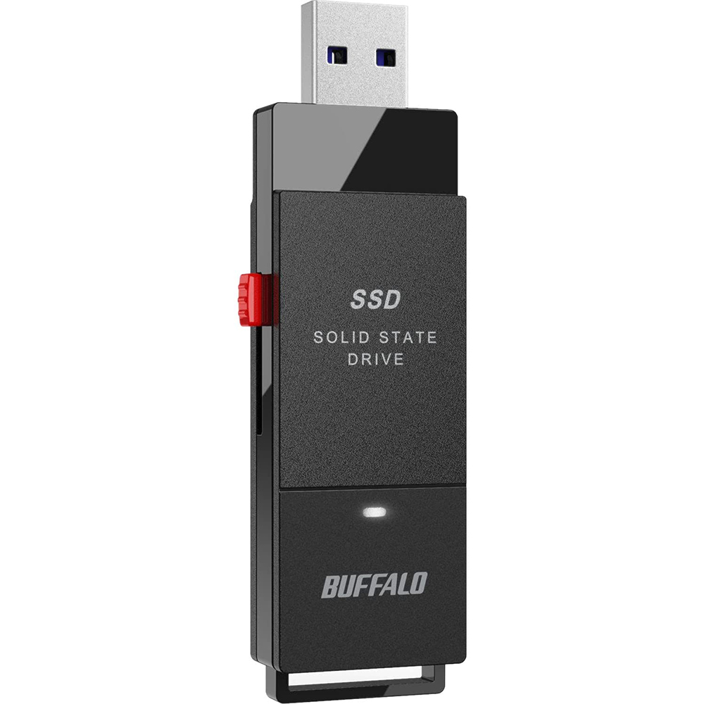 [해외] 버팔로 SSD 외장 500GB 컴팩트 블랙 SSD-PUT500U3-B/N