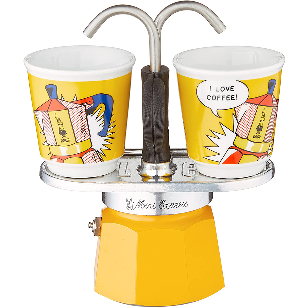 [해외] Bialetti Mini Express Lichtenstein 커피 메이커 2컵