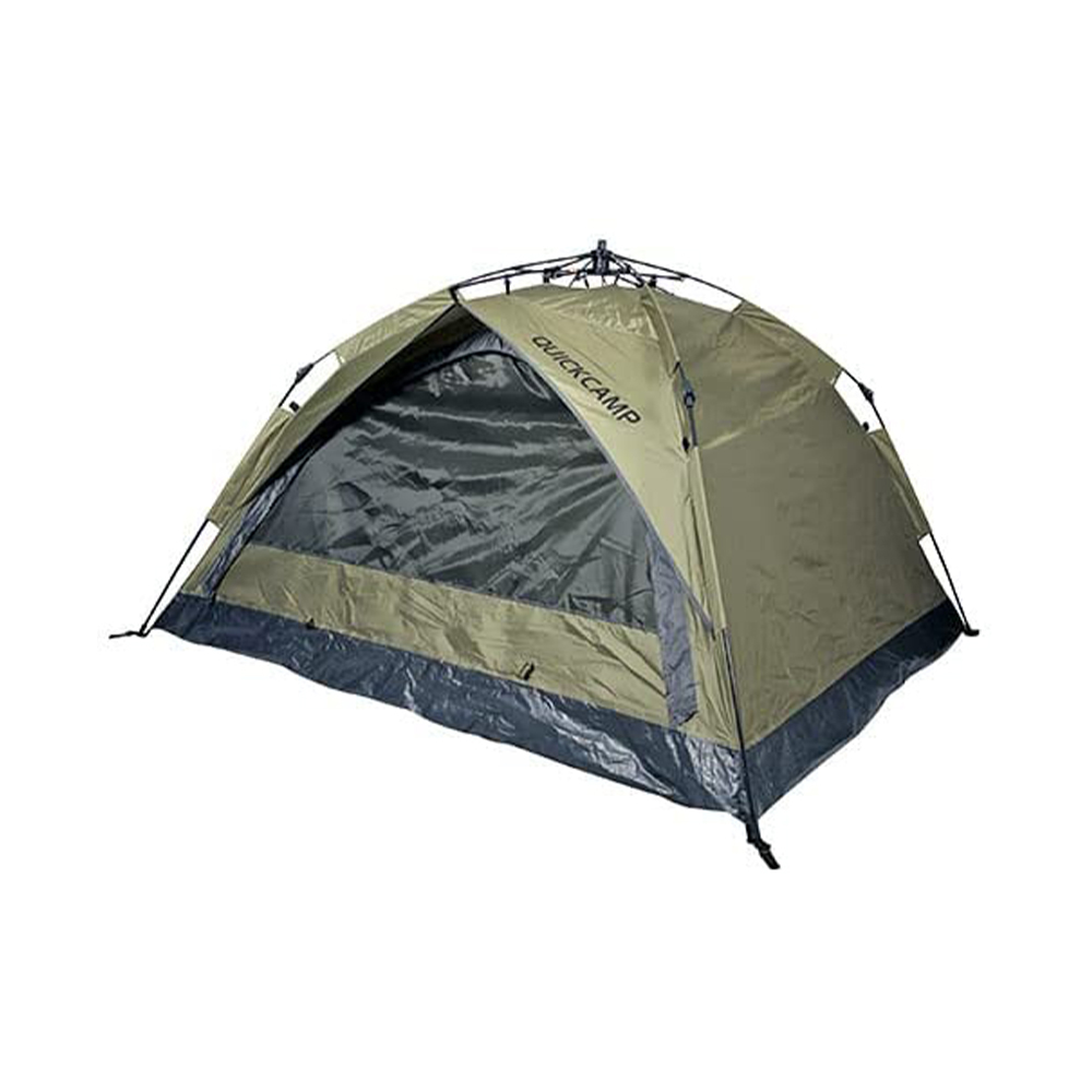 [해외] 퀵 캠프 원터치 텐트 3인용 카키 QC-OT210n KH