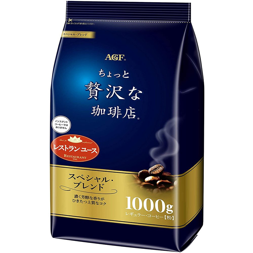 [해외] AGF 좀 사치스러운 커피집 레귤러 스페셜 블렌드 1000g [커피 가루]